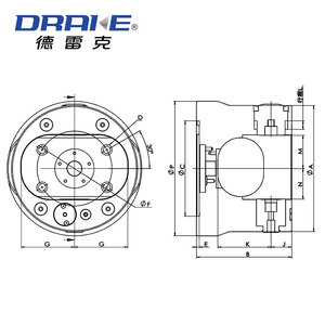 Mandril de Indexado YFD-250'' Mandril de Indexado Automático Completo para Fresadora CNC - Product Image 2