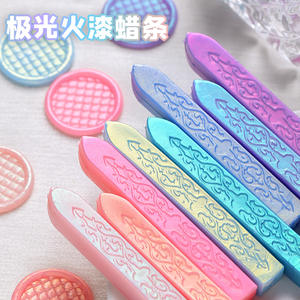 Barras de cera para sellar Aurora, iridiscentes, polarizadas, con patrón de espada, sin núcleo, para manualidades. - Product Image 5