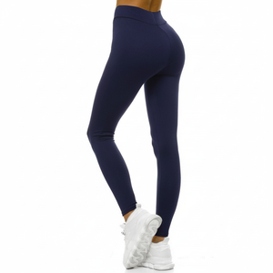 ¡Novedad de 2025! Mallas de gimnasio de algodón de alta calidad para mujer, ropa deportiva para ejercicio de invierno disponible en todos los tamaños, cintura personalizable - Product Image 1