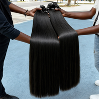 Extensions de Cheveux Humains Vierges Vietnamiens Double Drawn, Lisses Comme des Baguettes, Qualité 8A 10A 12A 14A 16A, de 8 à 40 Pouces