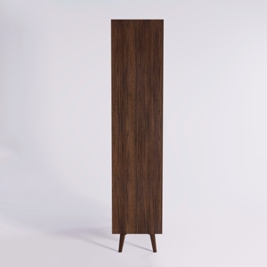 Elegante Estantería Multifuncional de Madera de Teca Maciza y MDF, Librería, Mueble de Almacenamiento para Sala de Estar u Oficina, Muebles para el Hogar - Product Image 4