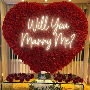 Insegna LED Neon Personalizzata per Matrimonio, Proposta di Matrimonio, Festa, Pubblicità, Decorazione Murale Multicolore - Product Image 2