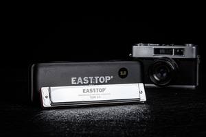 <span class=keywords><strong>Harmonica</strong></span> professionnelle EASTTOP T22S 2.0 à 22 trous avec clé de tremolo en Do pour les musiciens d'<span class=keywords><strong>harmonica</strong></span> - Product Image 5