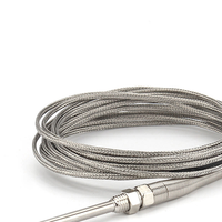 Sonde de température PT100 à filetage M8 avec câble, type K E J, 50mm 150mm 100mm 200mm