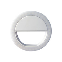 Offre Spéciale Portable Rechargeable USB LED Selfie Anneau Lumineux 28 LED Universel Remplissage Lumière Anneau Monté pour Smartphone