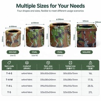 Toilette portable pour camping-car, toilette mobile pliable d'extérieur avec sac à urine, pour adultes, hommes, femmes, voyages, camping, situations d'urgence, voyages en voiture, 16L