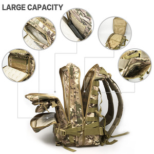 Custom <b>Large</b> Capacity High Quality Water Resistant Custom Logo Oem Nylon Tactical <b>Backpack</b> Hunting <b>Backpack</b> - Product Image 4