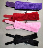 Menottes en cuir PU 1 paire pour jeux érotiques et bondage – Outils de jeu de rôle pour couples – Jouets sexuels à 1 dollar