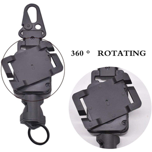 Heavy Duty Multi-funcional retráctil llavero hebilla insignia titular con cinturón Clip llavero para tarjeta de nombre llavero B06 - Product Image 4