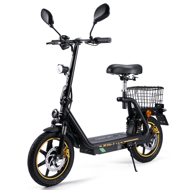 Smart Foldable 48V 500W Electric Scooter, Adult Two-Wheel Balance Scooter, Lithium Battery, 116kg Maximum Load