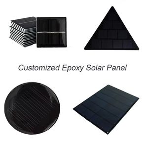 Petite cellule solaire époxy personnalisée pour chargeur solaire sac batterie externe lampe de jardin mini panneaux solaires monocristallins polycristallins - Product Image 6