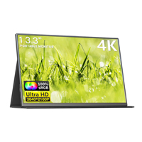 Vente directe d'usine 13.3 "ordinateur de jeu PC Display Extender Écran tactile portable Moniteur 4K
