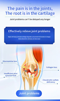Nouvel arrivage Crème efficace contre la douleur corporelle Crème à la glucosamine pour l'arthrite Réparation du ménisque nerveux Douleurs musculaires articulaires Plâtre chinois