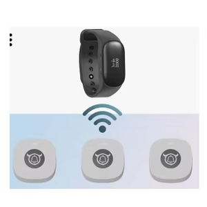 Nhà hàng không dây hệ thống cuộc gọi hàng đợi máy nhắn tin buzzer dịch vụ nút gọi thực phẩm Tòa Án beeper bồi bàn đồng hồ nhận - Product Image 3