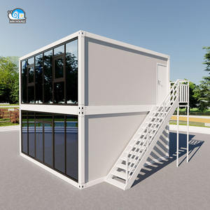 2 camada cortina parede vidro Modular Container casa para Villa Residencial Hotel Container casa - Product Image 4