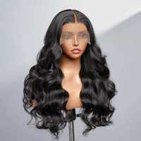 Perruque Lace Front en Cheveux Humains KS, Dentelle Suisse, 12-30 Pouces, Densité Personnalisée, Vente en Gros OEM