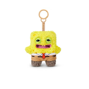 Porte-clés en peluche tendance et authentique Fuggler, monstre aux dents moches et amusantes, Bob l'éponge, breloque de sac, jouet pour cadeau ou décoration - Product Image 4