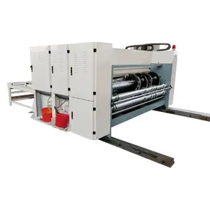 Semi-automatic Chain Corrugated Cardboard Printing Slotting Die Cutting Machine