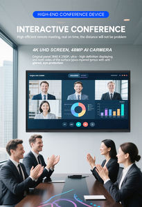 وصل حديثًا شاشة LCD مقاس 75 بوصة مضادة للوهج 4K شاشة 40 نقطة تعمل باللمس مثبتة على الحائط لأحجام المدارس - Product Image 3