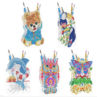 Offre Spéciale : Porte-Stylo en Acrylique Motif Dessin Animé, Boîte de Rangement pour Peinture Diamant, Mosaïque Artisanale de Forme Spéciale, Ornement de Bureau Tendance pour Étudiants