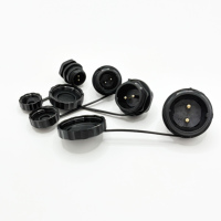 Connecteurs de câble d'alimentation LED PA66 mâles et femelles SD20 SP20 10A IP68 personnalisés inversés étanches 1-14 en ligne pour aviation