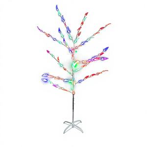 Árbol de Navidad Artificial Transparente de Alta Calidad de 59 Pulgadas, 20 Piezas/Caja, Base Personalizada para Uso en Interiores o Exteriores - Product Image 1