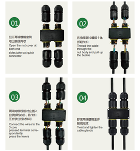 Conector Impermeable IP68 OEM <span class=keywords><strong>de</strong></span> Fábrica M20 <span class=keywords><strong>de</strong></span> 2-3 Pines con Contacto <span class=keywords><strong>de</strong></span> Cobre y Carcasa <span class=keywords><strong>de</strong></span> Nailon para Sistemas <span class=keywords><strong>de</strong></span> Energía Solar para Exteriores - Product Image 2