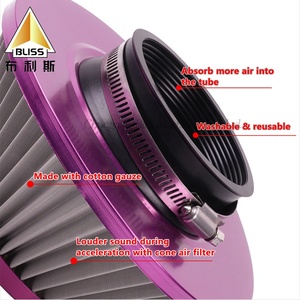Bliss grosir Filter Hepa penyaring udara masuk performa mobil BT03 pemurni udara 76Mm - Product Image 4