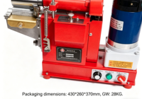 Machine d'application de colle à froid à vitesse réglable FS-45 pour usines de chaussures, collage des bords supérieurs des sacs en papier, 110V 200W 2000 tr/min 20