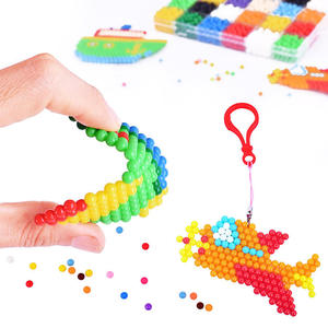 Wholesale Custom Handmade Puzzle Multi Colors Kids Education Magic <b>Beads</b> Toys Sticky Fuse <b>Beads</b> <b>Kit</b> Magic Sticky <b>Beads</b> for Kids - Product Image 3