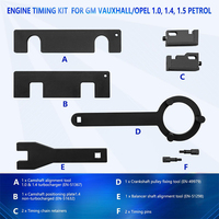 Kit d'outils de calage et de blocage d'arbre à cames SOOLU-AUTO en acier à haute teneur en carbone, 8 pièces, pour Buick Excelle Chevrolet Cruze Roewe