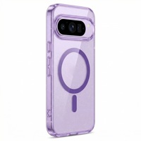 Coque magnétique pour Google Pixel 11, coque de protection transparente rose scintillante pour Google Pixel 9 Pro, 9A, 10 Pro