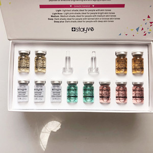 Sérum Booster <span class=keywords><strong>BB</strong></span> <span class=keywords><strong>Cream</strong></span> Stayve à l'ADN de Saumon Coréen Effet Or, Ampoule Fond de Teint Sérum pour la <span class=keywords><strong>Peau</strong></span> - Offre Spéciale - Product Image 2