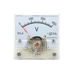 Pengukur Tegangan Voltmeter Panel Analog 91L4 AC 0-150V 250V 300V 450V