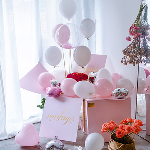 Scatola Regalo Sorpresa con Palloncini Colorati per Matrimonio e <span class=keywords><strong>Baby</strong></span> <span class=keywords><strong>Shower</strong></span>, Scatola di Carta con Palloncini in Lattice - Product Image 3