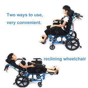 Silla de Ruedas Manual de Aluminio para Parálisis Cerebral, para Adultos o Niños con Discapacidad - Product Image 4