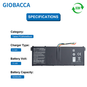 แบตเตอรี่แล็ปท็อป AC14B13J AC14B18J สำหรับ ACER Aspire E3-112 ES1-511 ES1 E5 V3-111P V5-122 Chromebook 11 13 15 11.4V 3220mAh - Product Image 2