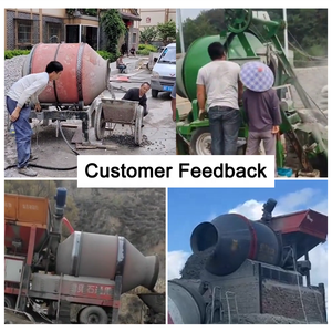 Mesin Pengaduk Beton Mobile JZC350 Penggerak Traksi 380V <span class=keywords><strong>Mixer</strong></span> Drum Hidrolik Listrik JZC500 Komponen Inti Motor Konstruksi Baja - Product Image 2