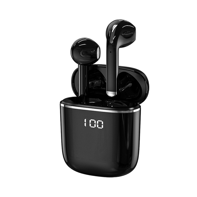 18 Years Factory J05 Super Long Battery Life TWS Earbuds Wireless Balanced Sounds Deep Bass IPX4 Waterproof Semi-in-Ear Charging