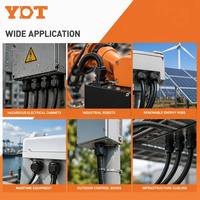 Presse-étoupe en nylon vierge PA66 de type M Yingde Te, ignifuge, résistant aux hautes températures, étanche, connecteur de câble M20