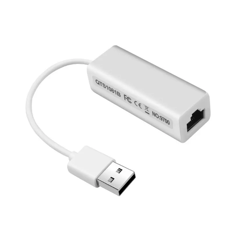 Super Snelheid Usb 2.0 Naar Rj45 Usb2.0 Naar Ethernet Netwerk Lan Adapter Kaart 10/100Mbps Adapter Voor Windows7 Pc Laptop Lan Adapter