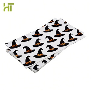 Serviettes en papier imprimées 3 plis pour fêtes et décoration intérieure, serviettes <span class=keywords><strong>de</strong></span> cocktail personnalisées 40*40cm, impression <span class=keywords><strong>personnalisée</strong></span> pour mariage et Noël - Product Image 1