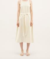 Robe longue en lin tissé écologique personnalisée à faible MOQ, sexy et sans manches, pour femme, idéale pour l'été
