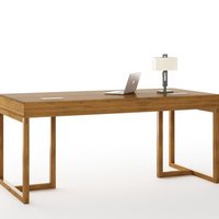 Recycle alte ulme büro schreibtisch top