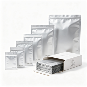 ถุงซิปล็อคพลาสติกสีเงินแบบตั้งได้ สำหรับบรรจุภัณฑ์อาหารผงแบบซอง - Product Image 4