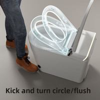 WC intelligent CleerWave avec siège chauffant, cuvette à fixation au sol, drainage en S, désodorisation automatique, lumière nocturne UV, télécommande