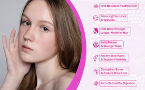 Pó de Proteína de Colágeno Hidrolisado OEM com Vitamina C, Fácil de Dissolver, Não-OGM, Dropshipping para Adultos, Homens e Mulheres - Product Image 4