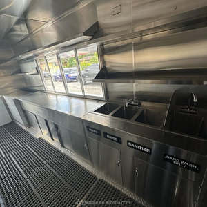 Meilleures ventes : Équipement de grillades sur mesure, Camion de restauration BBQ, Camionnette de cuisine, Remorque de concession alimentaire, Chariot mobile pour tacos et café, Restaurant - Product Image 3