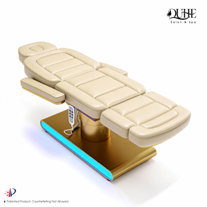Giường <span class=keywords><strong>spa</strong></span> làm đẹp cao cấp 4 động cơ, giường điện trị liệu mặt, chân đế vàng, ghế nối mi, bàn và giường <span class=keywords><strong>massage</strong></span> ngả lưng dành cho nối mi - Product Image 6