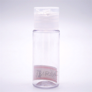 Envase de <span class=keywords><strong>Viaje</strong></span> para Cosméticos, Dispensador Transparente de PET/<span class=keywords><strong>PCR</strong></span>, Mini Botella Exprimible de 18 ml - Product Image 1